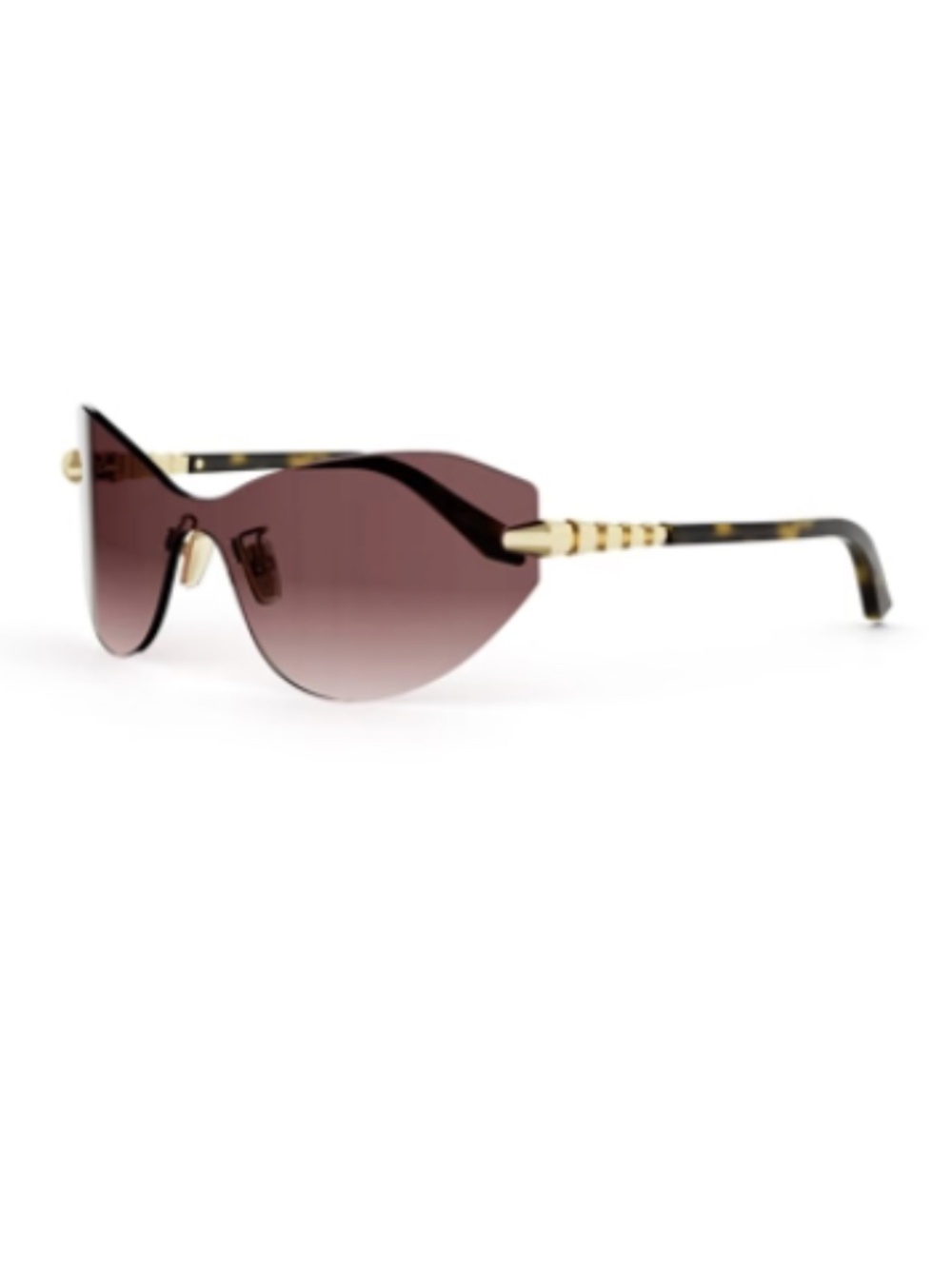 Bvlgari BV40080U 30Z 136 Metal Gold Violet Gradient Sunglasses Bulgari